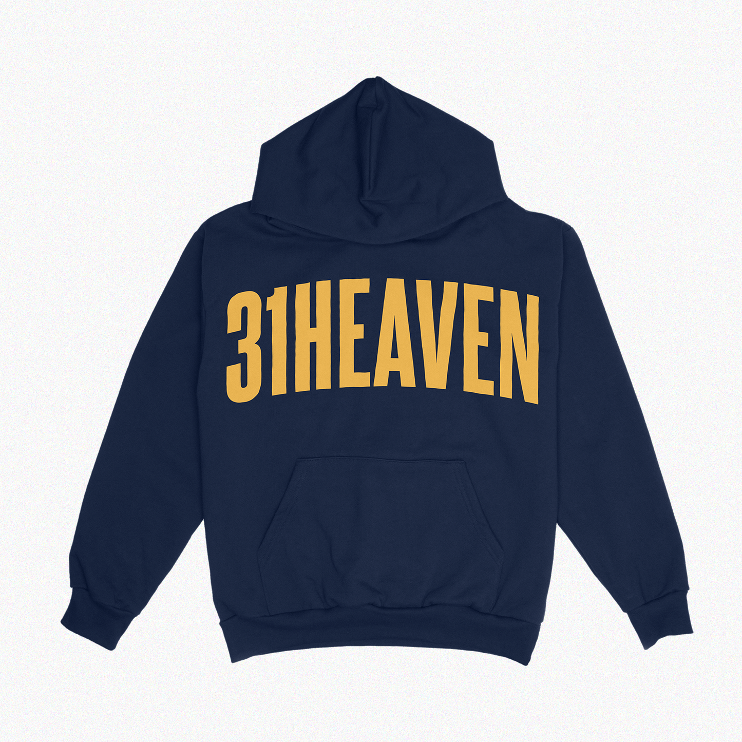 NAVY AND GOLD 31HEAVEN ARC HOODIE