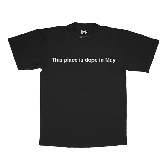 THIS PLACE IS DOPE IN MAY TEE